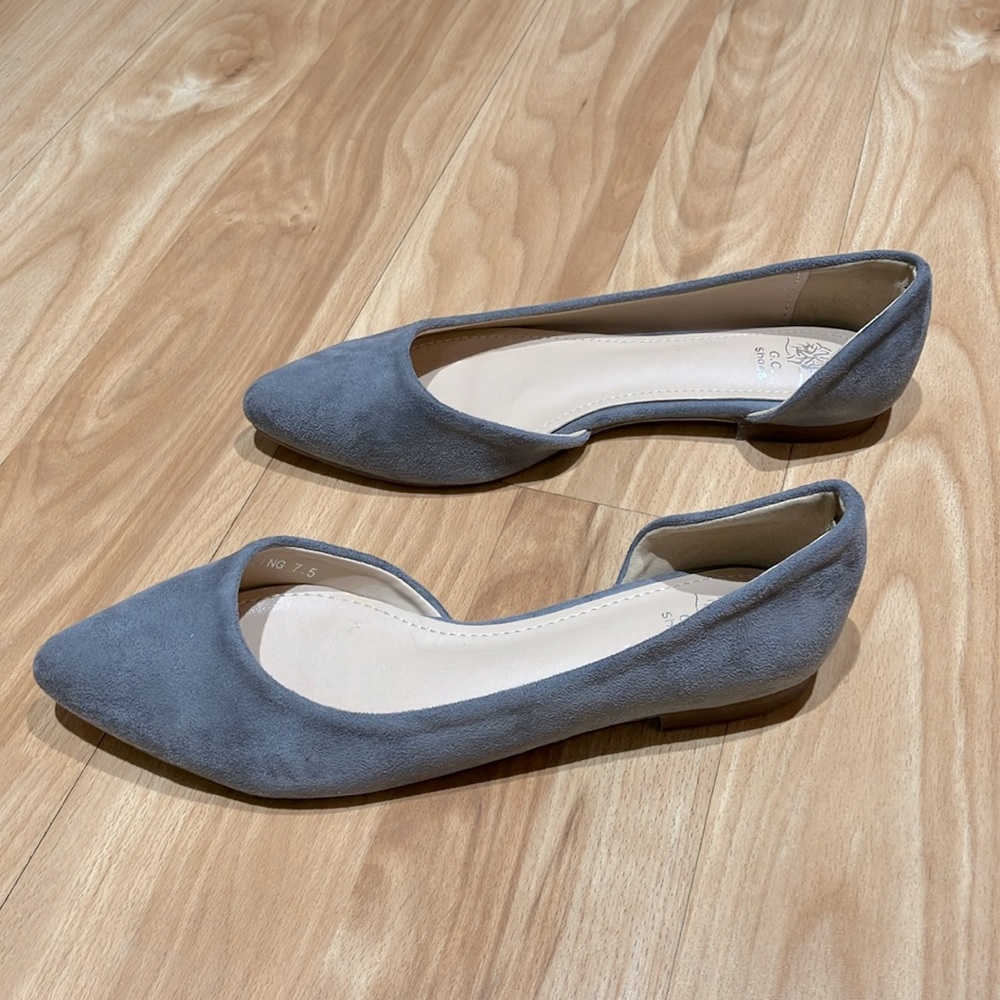 GC SHOES “SWEET” Gray flats - Picture 2 of 6